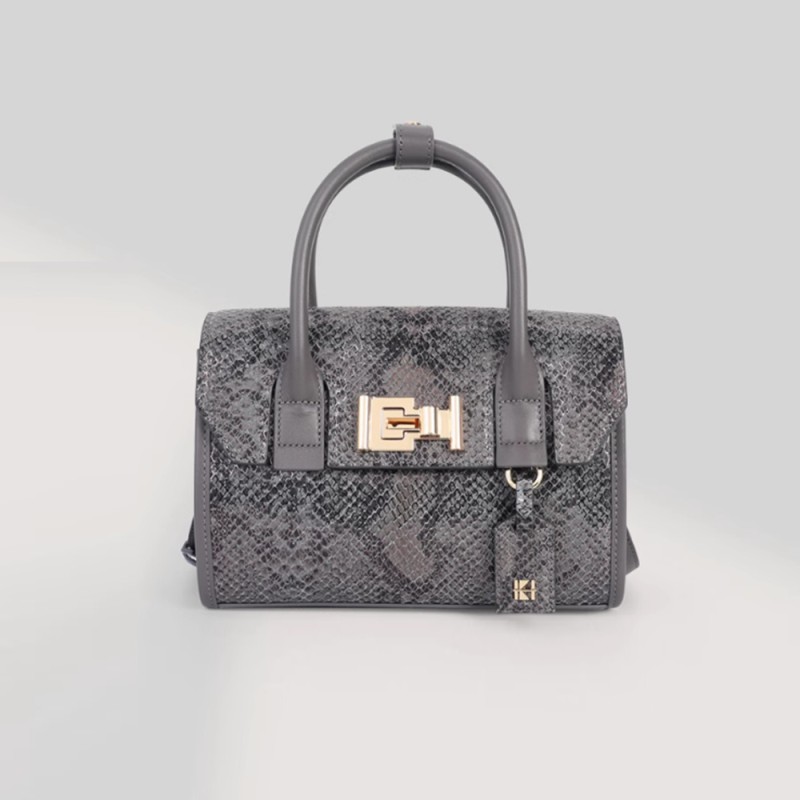 Bucket bag, chain, diamond grid bag, leather one shoulder crossbody bag